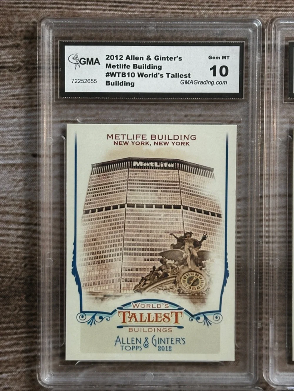 Lot of 8 - 2012 Allen & Ginters World Tallest Buildings - GMA graded Gem MT 10’s - Picture 2 of 9